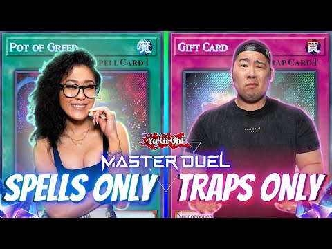 We Dueled with ONLY SPELLS vs ONLY TRAPS! The IMPOSSIBLE Yu-Gi-Oh Master Duel Challenge!