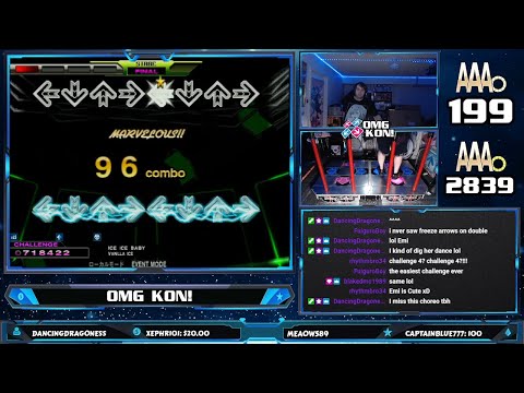 OMG KON! | ICE ICE BABY (D-CHALLENGE) PFC AAA 999,890 [DDR X2]