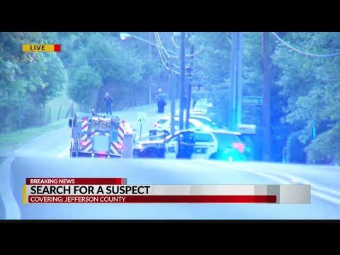 Manhunt for suspect in Jefferson County