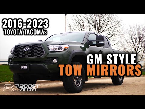 Full Install Guide | GM Style Tow Mirrors For 2016-2023 Toyota Tacoma Trucks | Boost Auto Parts