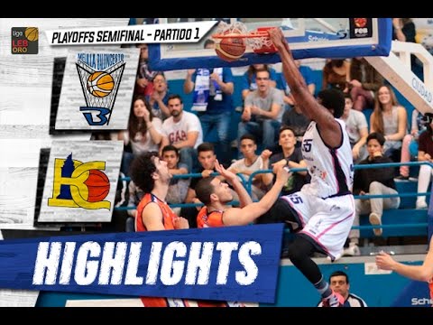 Highlights Club Melilla Baloncesto - Leyma Basquet Coruña (1/2 PLAYOFFS - Partido 1)