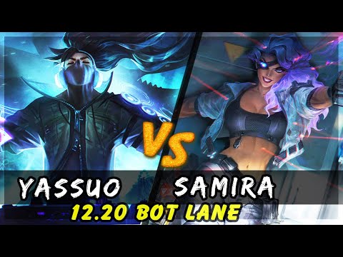 YASSUO - Yasuo vs Samira ADC Patch 12.20 - Yasuo Gameplay