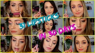 Every Lipstick I Wore in April!  ~ Lip Swatch 2019 ~