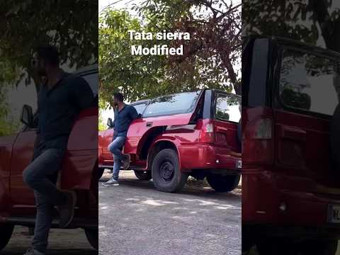 tata sierra modified only 1 in india