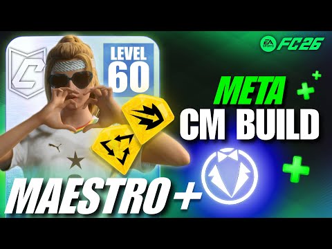 PLAYMAKING CM! Best Level 60 Maestro+ Build in FC 26 Clubs!