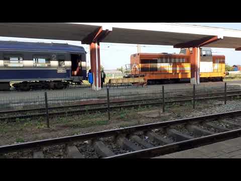 Portocala mecanica este atașată la trenul R Bacău-Piatra Neamț (Bacau, 15.07.2023)