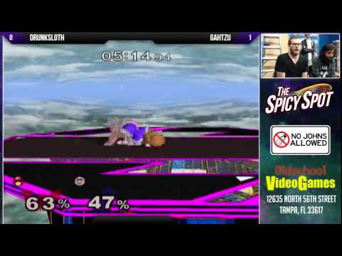 The Spicy Spot: Gahtzu (Cpt Falcon) vs DrunkSloth (Ice Climbers) - Losers Round 8 - Melee
