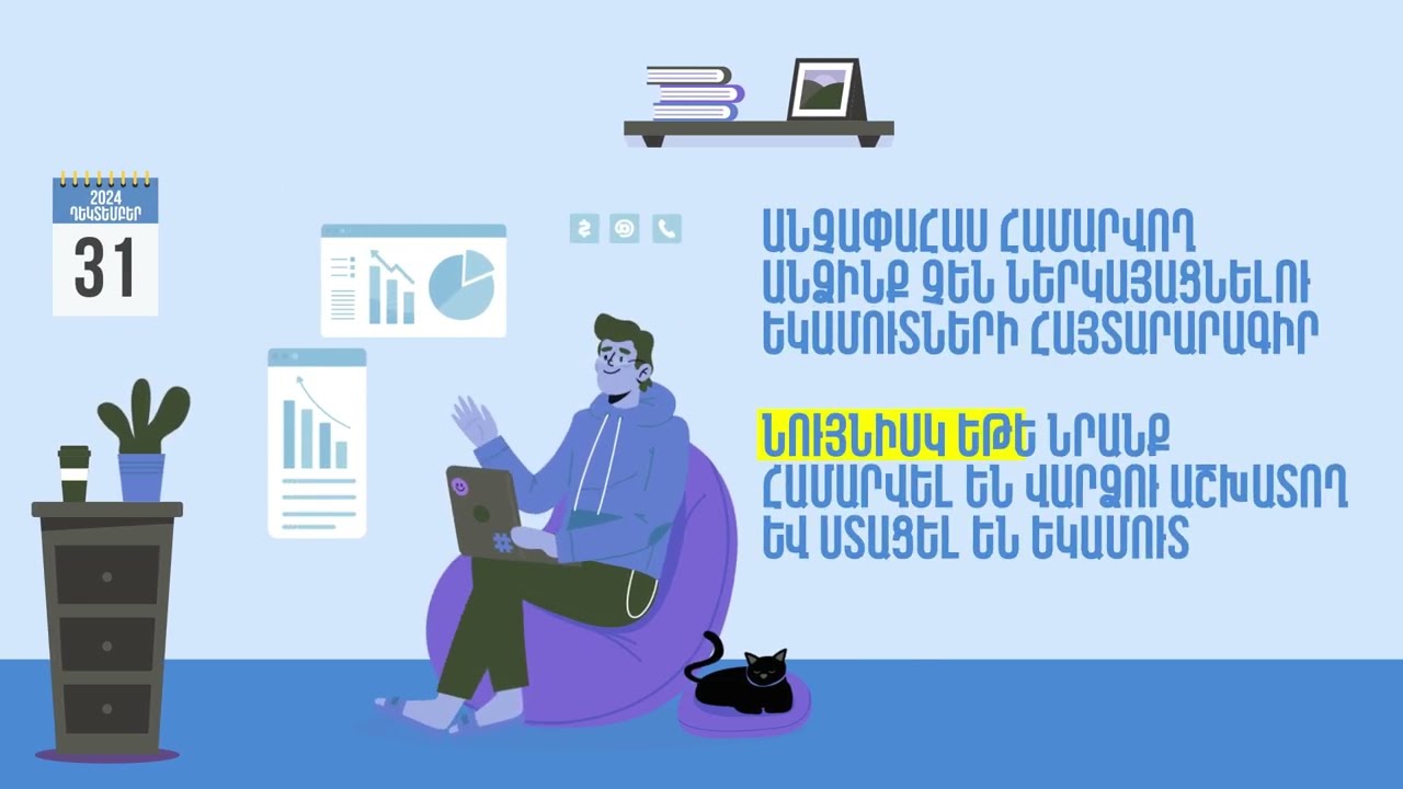 Ովքեր պետք է ներկայացնեն 2024 թվականի համար եկամուտների հայտարարագիր