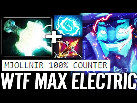 🔥 STORM SPIRIT Mjollnir - WTF 200IQ Build 100% Hard Counter Phoenix Max Electric Carry Dota 2 Pro