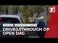 Open dag vanuit de auto op campus Universiteit Twente