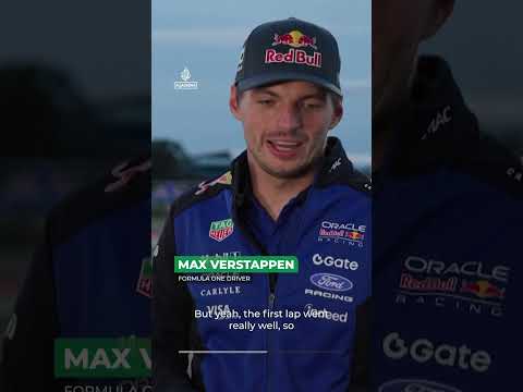 Verstappen beats 100 go-karters in fun Silverstone race | AJ #shorts