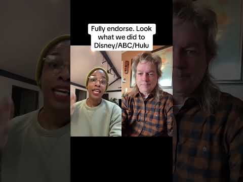 Look what we did to Disney/ABC/Hulu #duet #citizens #corporations #power #bully #rage #fight #resist