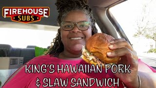 REVIEWMAS DAY 23: FIREHOUSE KING’S HAWAIIAN  PORK & SLAW SANDWICH REVIEW #THEREVIEWQUEEN