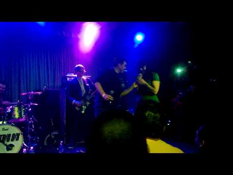 Guy proposes to girl at Electric Six show.