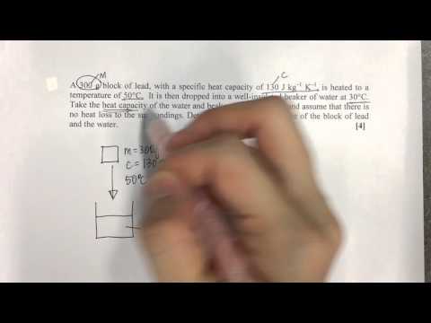 Solving Heat Capacity and Specific Heat Capacity problems - Pure Physics