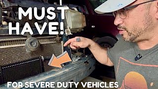Auxiliary transmission oil cooler: How to install