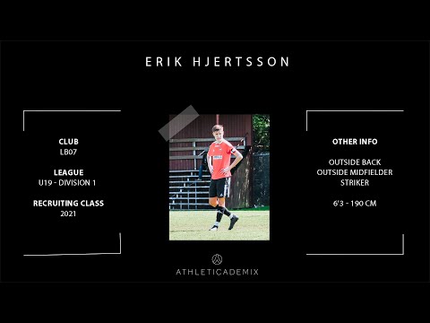 Athleticademix - Erik Hjertsson - Fall 2021 - Committed to CCSU
