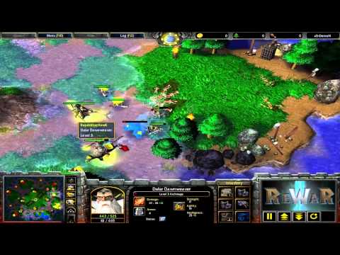 InquisitiveHawK (HU) vs IAM.Zhou_xixi (NE) - Game 2 - WarCraft 3 gameplay - RN152