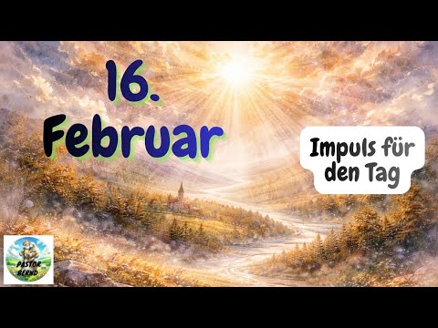 Inspiration for the day - February 16, 2026 – Pastor Bernd