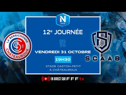 J12 I LB Châteauroux vs SC Aubagne AB en replay I National FFF 2025-2026