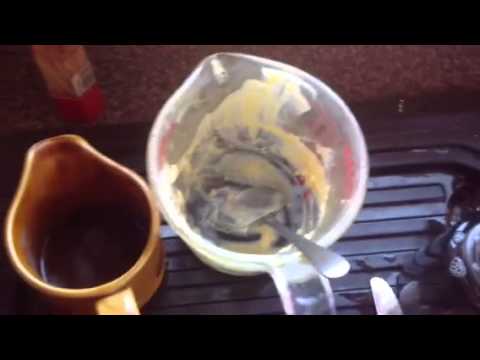 Lumpy custard at M and Dads