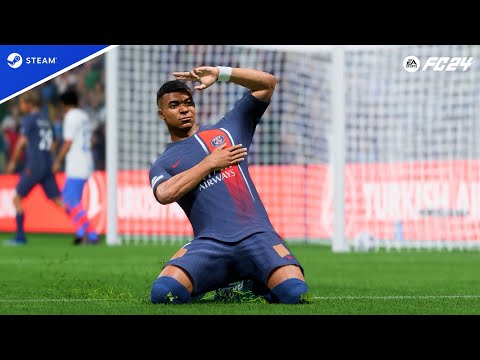 FC 24 -  PSG vs Barcelona - UEFA Champions League Quarter Final 2024
