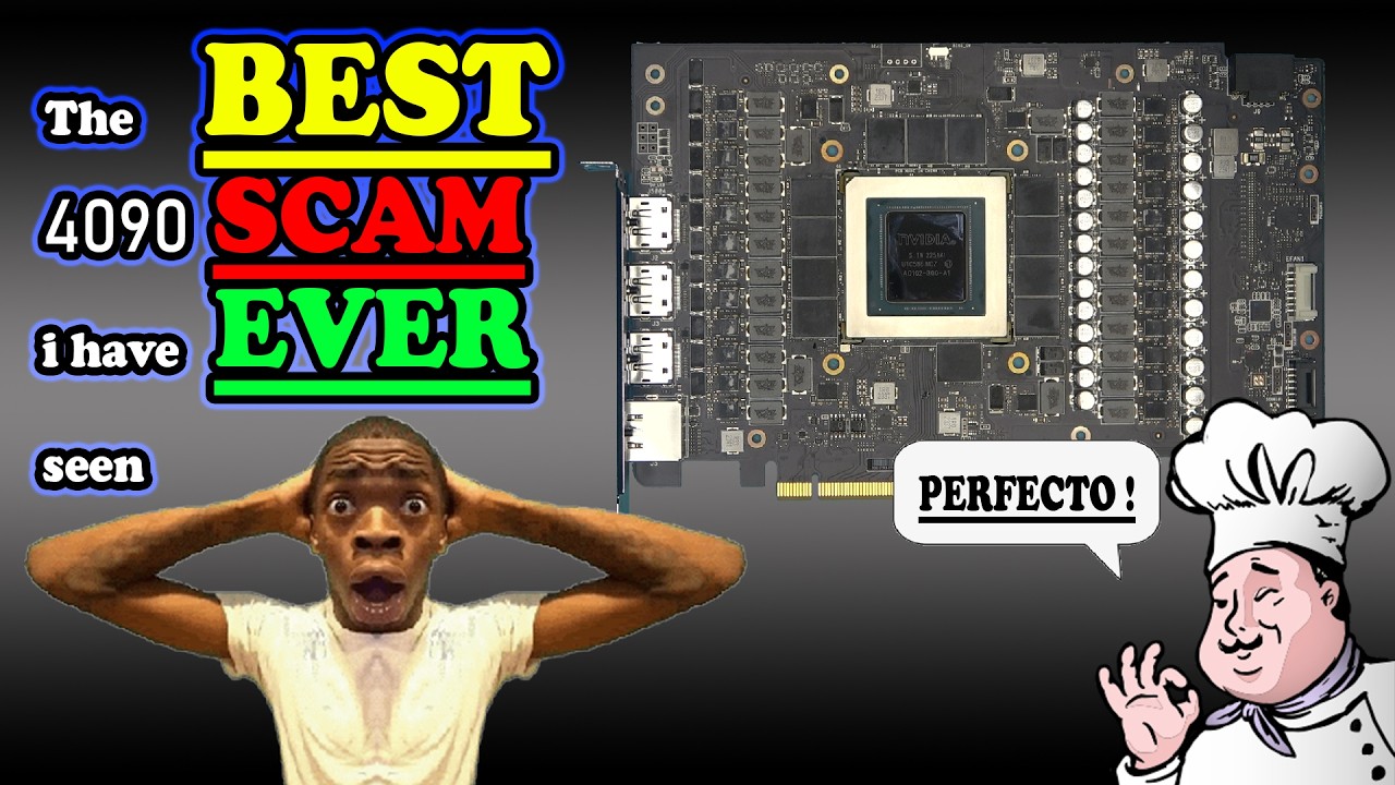 Nvidia 4090 PERFECT SCAM just hit the marker