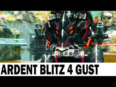 ARDENT BLITZ & 4 GUST MK2 + PILOT CLIVE VICIOUS WAR ROBOTS MAX GAMEPLAY