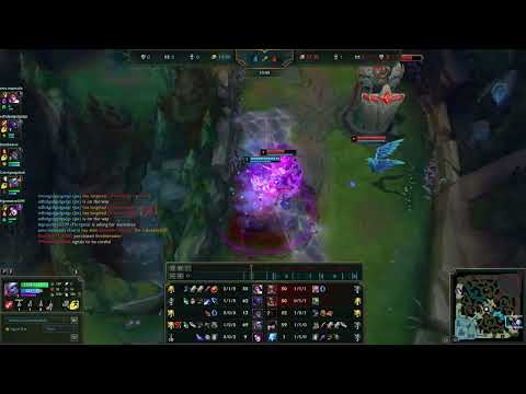 League of Legends # Tristana, Morgana vs Caitlyn, Anivia(Bot)
