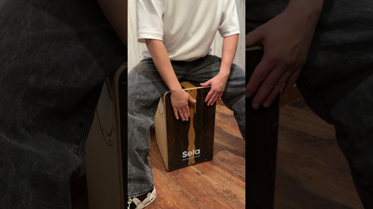 Sela Cajon and +ion percussion present the SE-IC 1！Play only the cajon's original striking surface