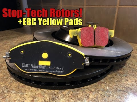 Stoptech Slotted Rotors + EBC Yellow Pads | MK7 Golf R