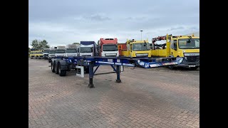 Polprikolica za prevoz kontejnerjev Dennison LOCK AND GO SLIDING SKELETAL TRAILER naprodaj - Slika 4 | Autoline SI Polprikolica za prevoz kontejnerjev Dennison LOCK AND GO SLIDING SKELETAL TRAILER | Slika 4 - Autoline