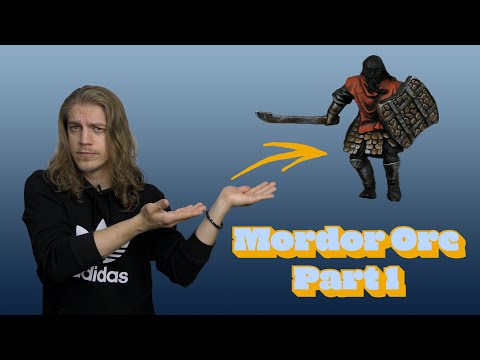 Mordor Orc painting tutorial part 1