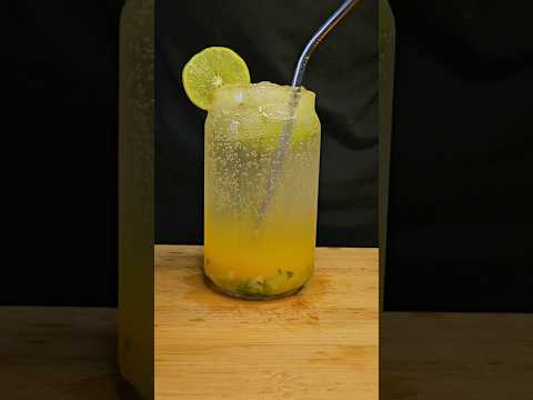 Natural Orange 🍊 Mojito #easyrecipe #shortsasmr