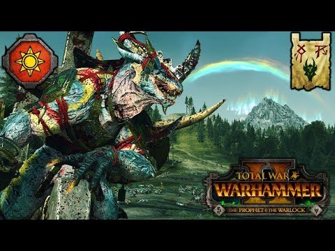 T-REX TWINS, DOOMWHEELS, and DINOSAURS - Lizardmen vs. Skaven - Total War Warhammer 2