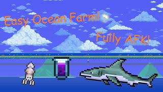 How to make an easy AFK ocean farm in Terraria
