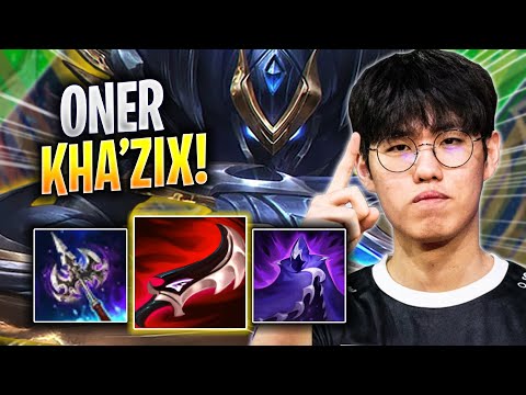 ONER THE BEST KHA'ZIX IN THE WORLD! - T1 Oner Plays Kha'zix JUNGLE vs Taliyah! | Season 2023