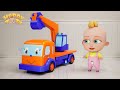 Baby Truck Vroom Vroom Nursery Rhymes Kids Songs Happy Tots