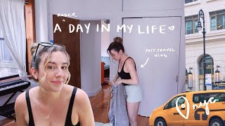 a productive day in my life in nyc 🧺 post-travel reset, cleaning & catch up