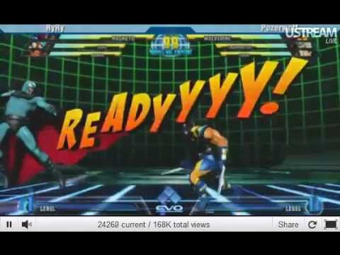 EVO 2011 - Marvel vs Capcom 3 - RyRy vs. Pozerwolf