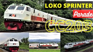 Download lagu WE CALLED IT SPRINTER ! GE-U20C / CC203 Locomotive | Java Railfanning mp3