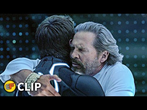 Sam & Kevin Flynn Reunite Scene | Tron Legacy (2010) IMAX Movie Clip HD 4K