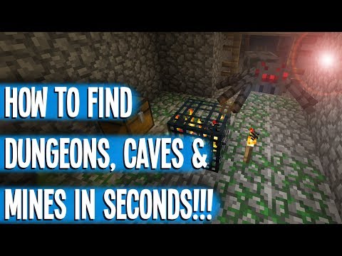 NiclasBlocko's Minecraft - HOW TO FIND DUNGEONS IN SECONDS! - MINECRAFT