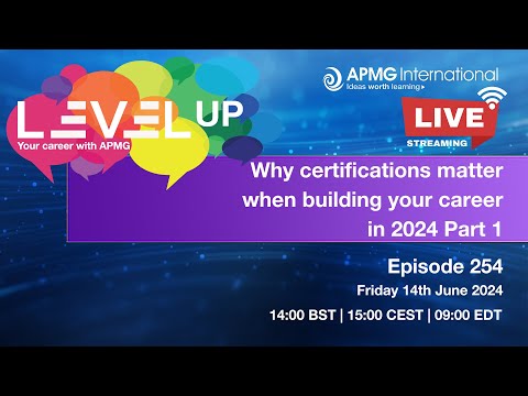 Episode 254 – Level Up your Career – Why certifications matter when building your career in 2024 P1