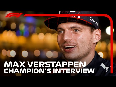 "This Is The Ultimate Dream" | Max Verstappen Interview After Winning World Title