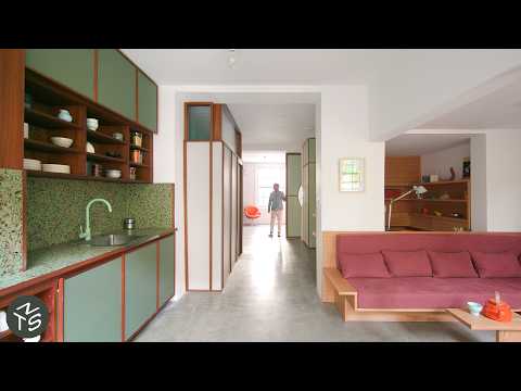 永遠不會太小：充滿活力的維多利亞式地下露臺改造，倫敦 54 平方米/581 平方英尺 (NEVER TOO SMALL: Vibrant Reimagined Underground Victorian Terrace, London 54sqm/581sqft)