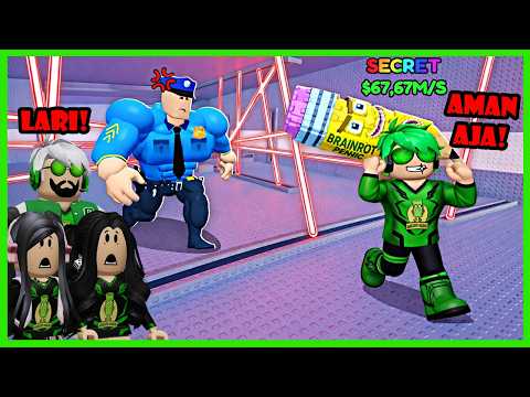 Latihan Lari Demi Selamatkan Brainrot Dari Segala Jebakan - Roblox +1 Prison Escape For Brainrot