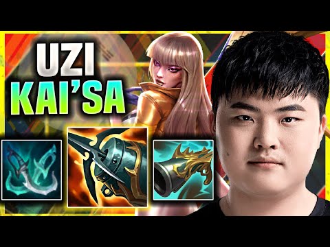 UZI IS SO GOOD WITH KAI'SA! - Uzi Plays Kai'sa ADC vs Draven! | Season 11