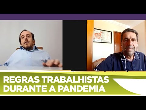 Deputados analisam as regras trabalhistas durante a pandemia de coronavírus