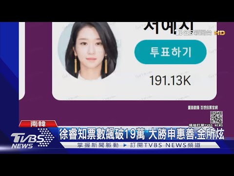 不受爭議影響！徐睿知入圍視后　暫居「百想」人氣王│TVBS新聞網